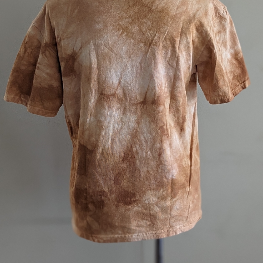 The Mountain Colorful Pig Face TShirt Tan Men’s Size Small Animals Graphic Print - Picture 2 of 5